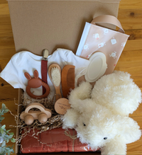 Coffret cadeau naissance garçon - Lapin